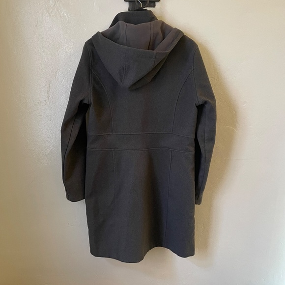 Merrell long hooded coat size L grey women's lightweight  winter coat - Picture 5 of 7